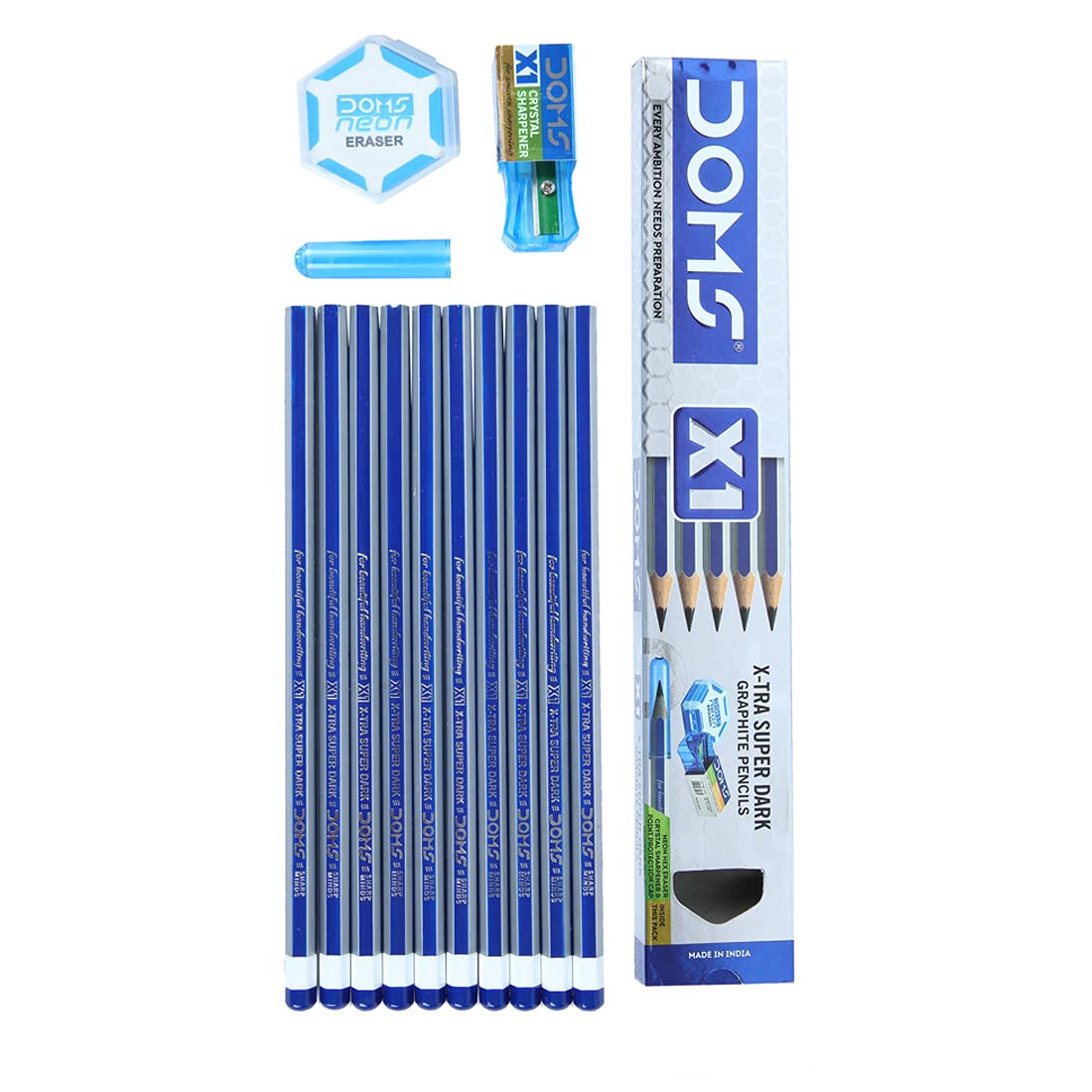 DOMS X1 Xtra Super Dark Pencils Box Pack